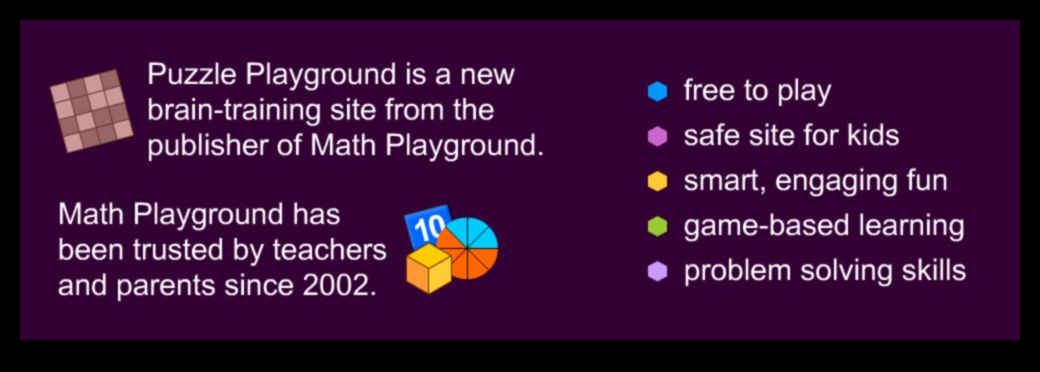 פאזל שעשועים דרך מהנה וחינוכית לאתגר את המוח שלך 3 מגרש משחקים לפאזל: משחקי הקנטת מוח לכיף קוגניטיבי