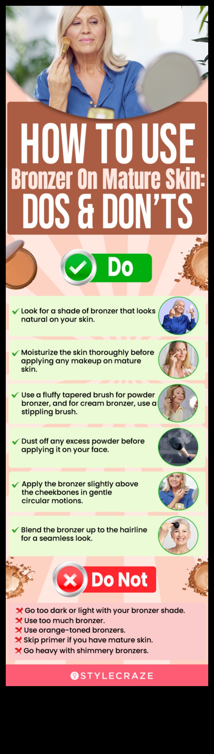 ברונזר והזדקנות כיצד להשתמש בברונזר כדי לשפר עור בוגר לזוהר צעיר 3 ברונזר והזדקנות: שיפור עור בוגר לזוהר צעיר